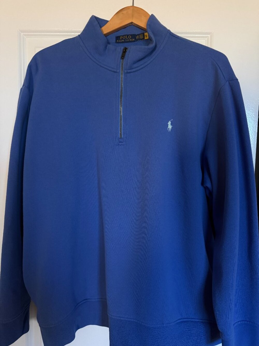 Polo Ralph Lauren - bright blue quarter zip 2XB
